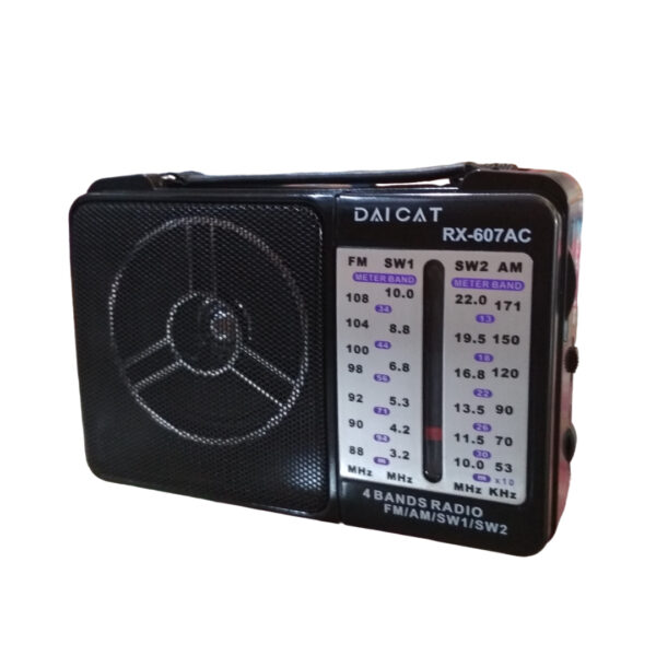 Daicat AM/FM Wired Radio (RX-607AC) - High-Quality Portable Radio for Clear Reception