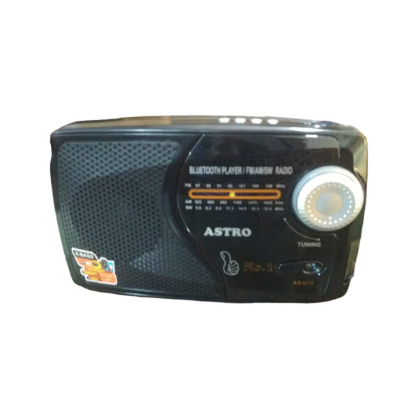 Redio Astro AS-U72 | AM/FM/SW Portable Radio with USB Support