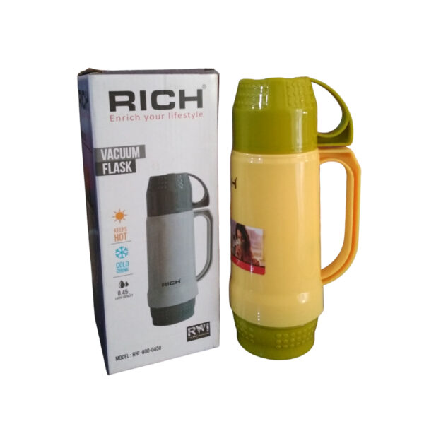 Rich Flask 0.45L (RHF-900-0450) - Compact & Reliable Insulation for Drinks