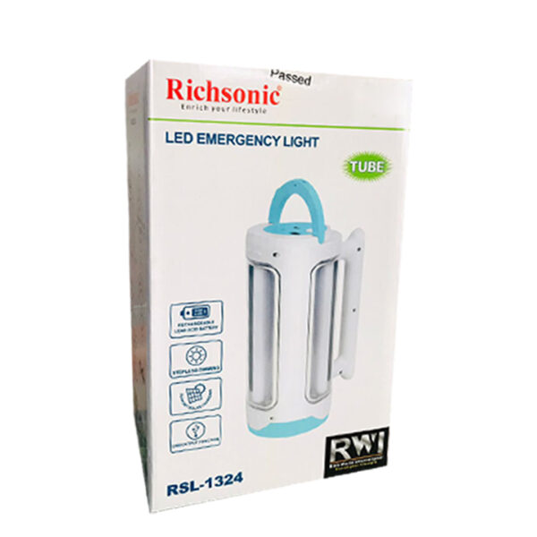 Richsonic Emergency Light RSL-1324 - Reliable Rechargeable Lighting for Emergencies