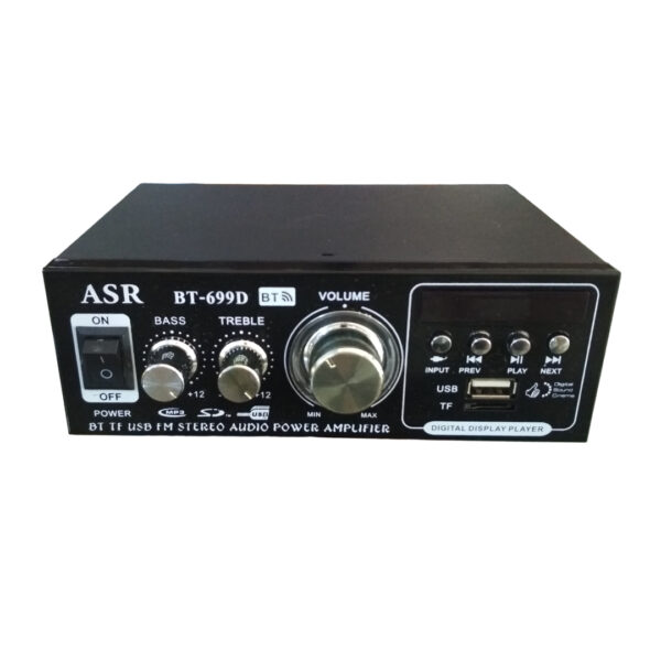 ASR Hi-Fi Stereo Audio Amplifier BT-699, High-Quality Sound, Powerful Amplification