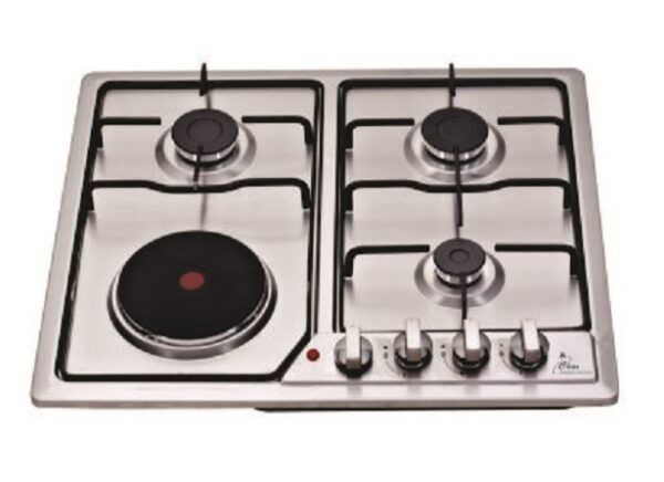 Clear Stainless Steel 4 Burner Cooker Hob F4-SP603