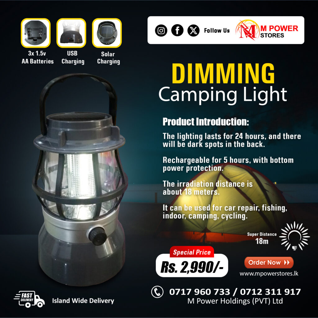 Dimming Camping Light - Versatile & Adjustable Brightness for Outdoor Adventures