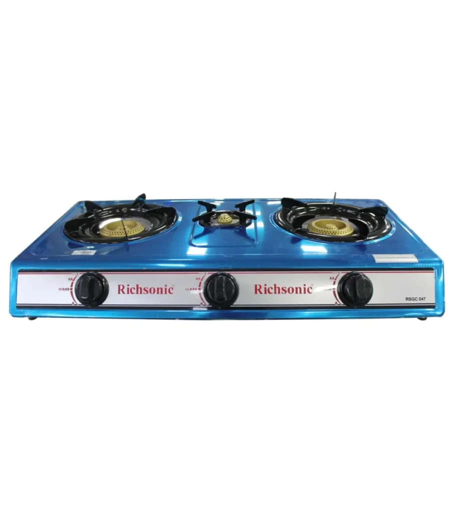 Richsonic 3 Burner Gas Cooker (RSGC-575)