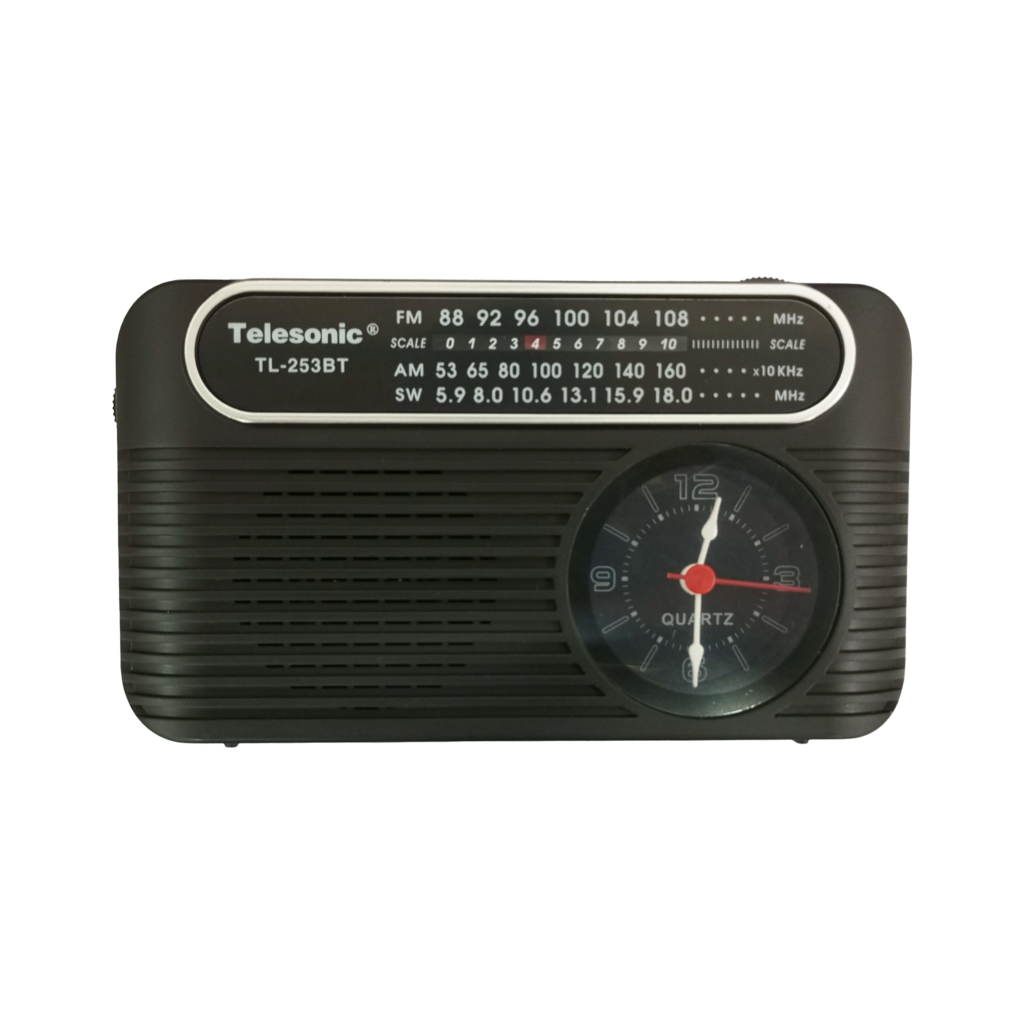 Telesonic TL-253 BT Radio – Clock & Torch | Bluetooth, USB, MP3, TF Card