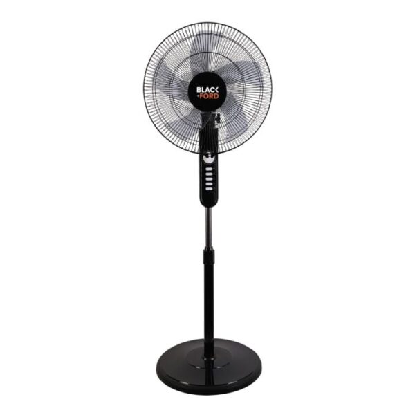 Black Ford Stand Fan With Timer (BL-SF91)