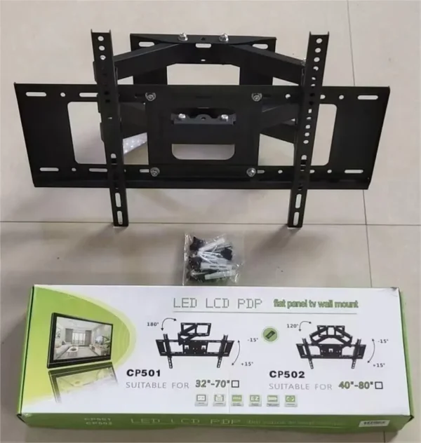 2"-70" LCD/LED TV Wall Mount Dual Arm Heavy Duty Bracket (CP-502)