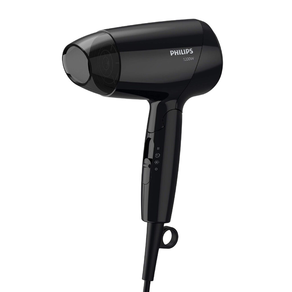 Philips Compact Hair Dryer Black (BHC010/10)