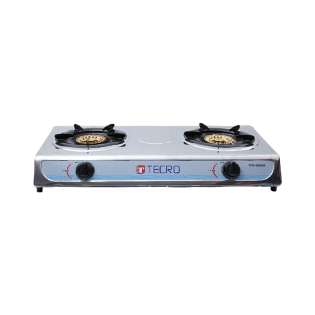 Tecro Gas Cooker Double Burner Ro (TCRGS508) – Efficient Dual Cooking Solution