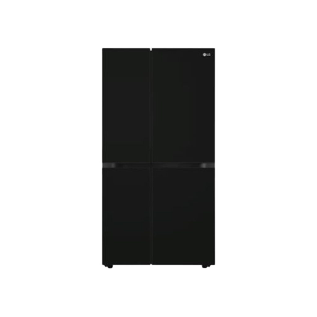 LG Side-by-Side Refrigerator with Premium Glass Door 655L (GS-B6554BM)