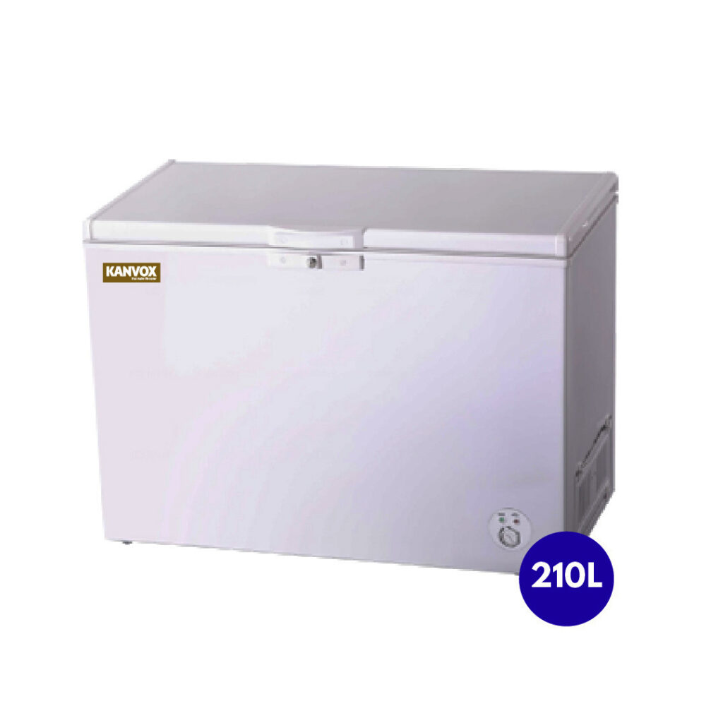 Kanvox Chest Freezer (BD(W)-210) - 210L Capacity, Energy Efficient & Quiet Operation