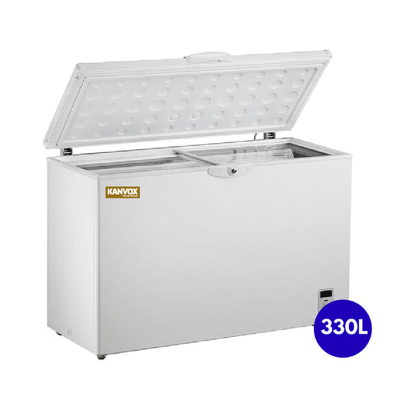 Kanvox Chest Freezer (BD(W)-330) - 330L Capacity, Fast Cooling & Quiet Operation