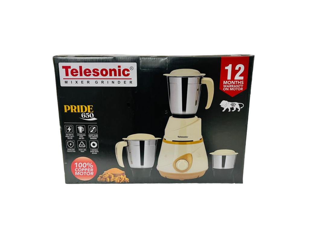 Telesonic Mixer Grinder 650W Pride