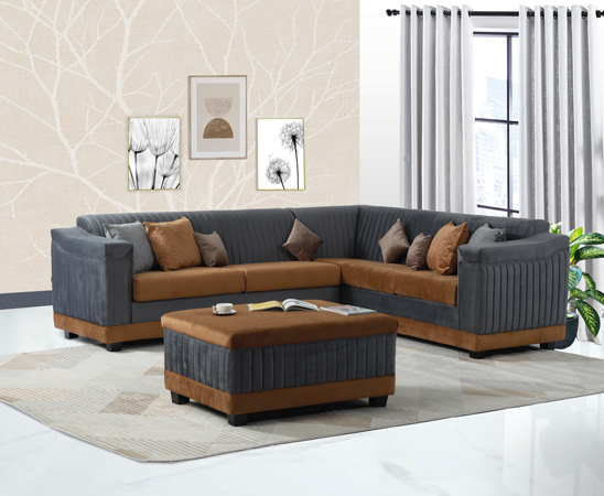 Camry Coner Sofa with Ottoman