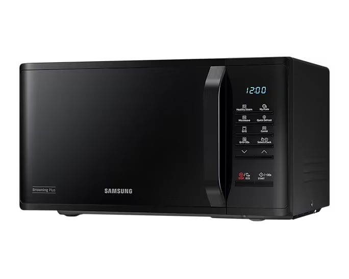 Samsung 23L Grill Microwave Oven with Auto Cook – Black (MG23K3513GK/SM)